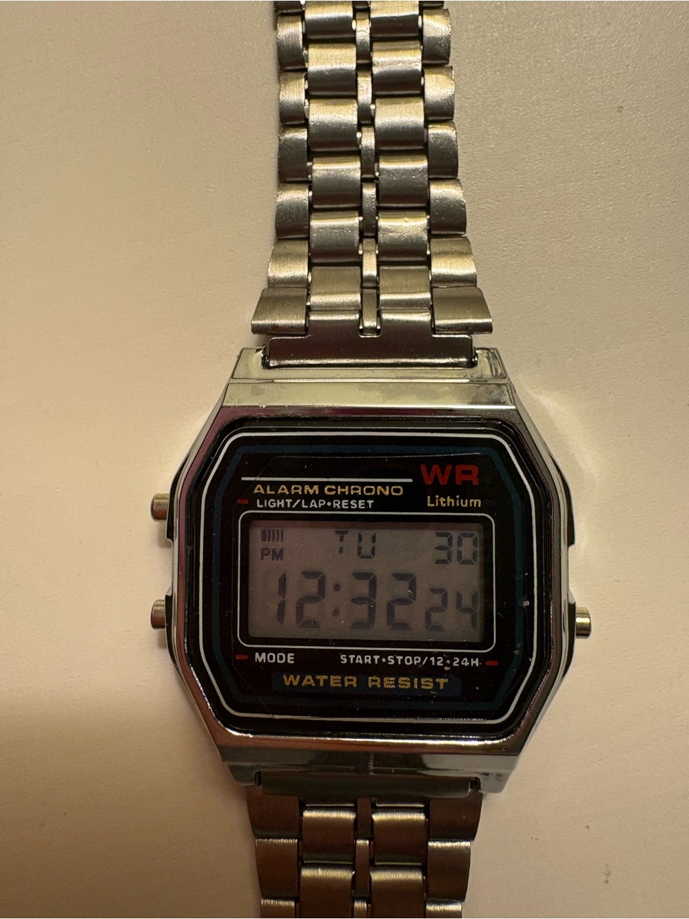Y2K Watch - Silver with Black Dial Accents